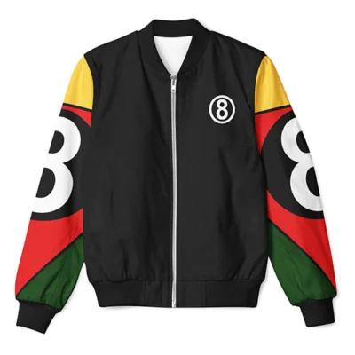 8 Ball 90’s Black Vintage Bomber Jacket