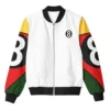 8 Ball 90’s White Vintage Bomber Jacket