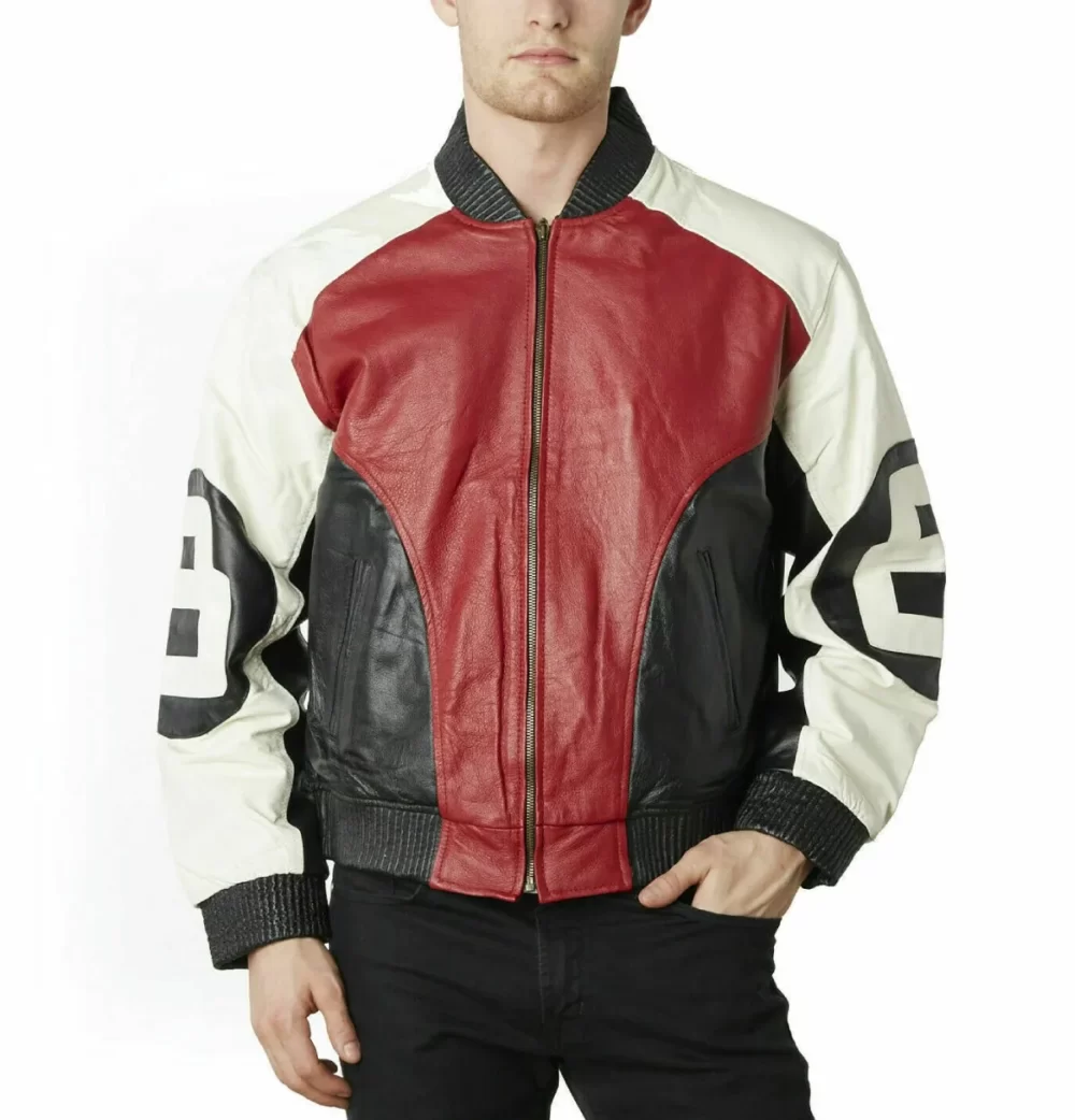 Mens Genuine Red 8 Ball Jacket