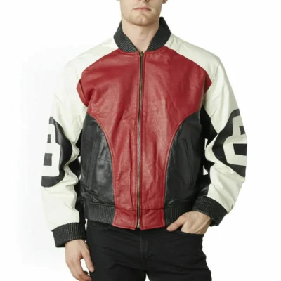 Mens Genuine Red 8 Ball Jacket