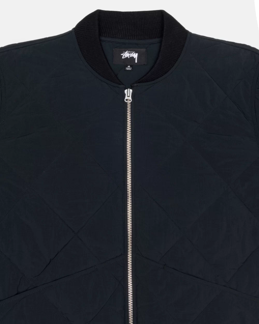 Stussy 8 Ball Black Quilted Liner Jacket