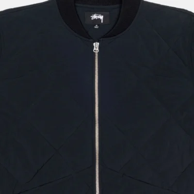 Stussy 8 Ball Black Quilted Liner Jacket