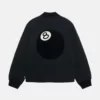 Stussy 8 Ball Black Quilted Liner Jacket