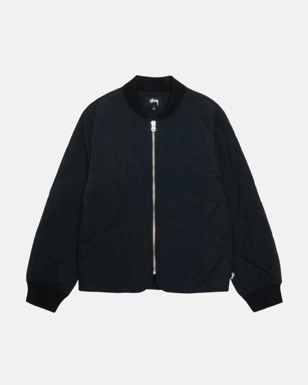 Stussy 8 Ball Black Quilted Liner Jacket