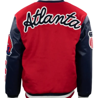 Atlanta Black Crackers Vintage Red & Navy Varsity Jacket