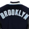 Brooklyn Royal Giants Vintage Navy/Black Wool & Leather Varsity Jacket