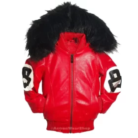 Kids 8 Ball Jacket – Red