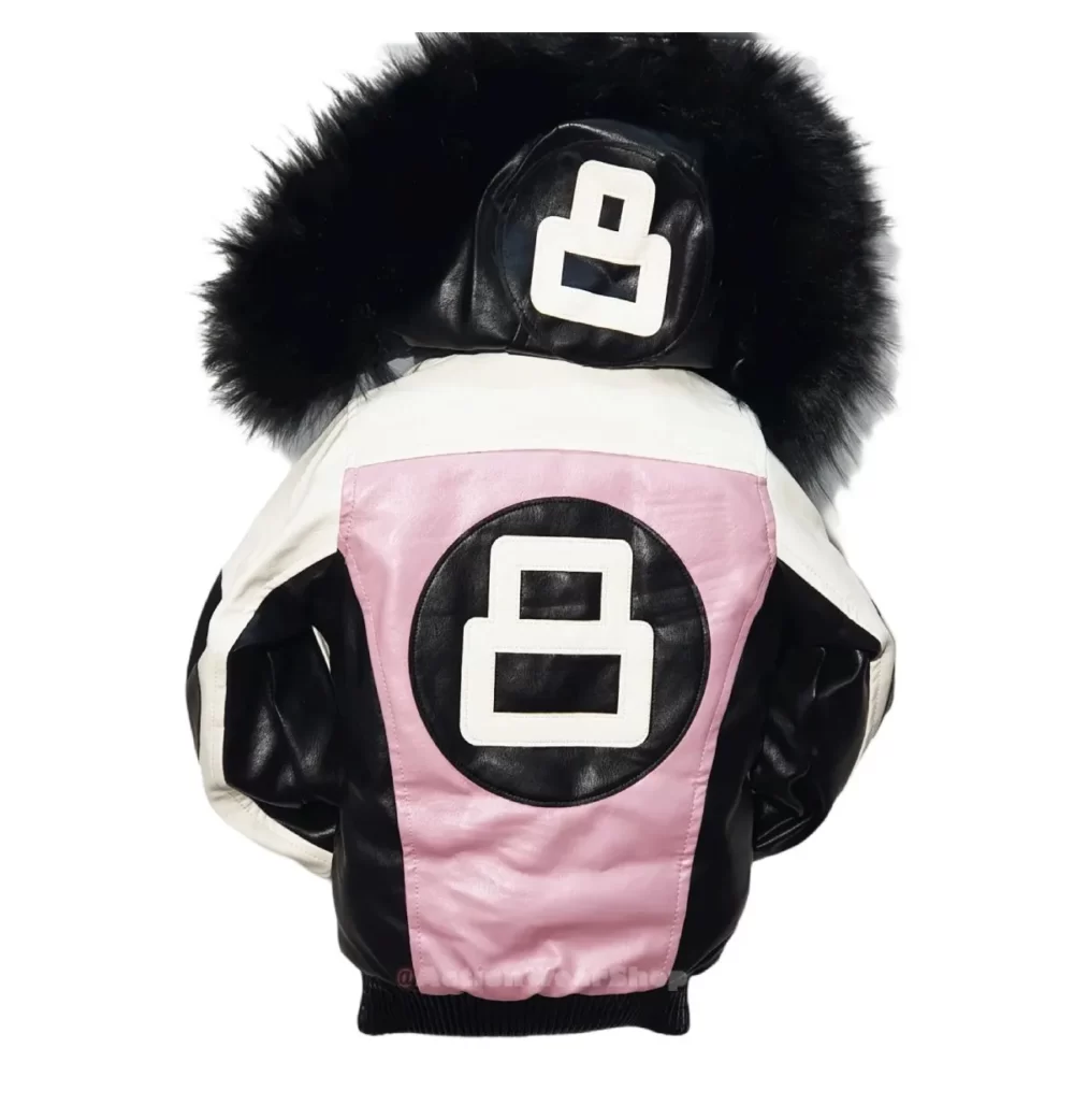 Kids 8 Ball Tri Color Jacket – Blush Pink