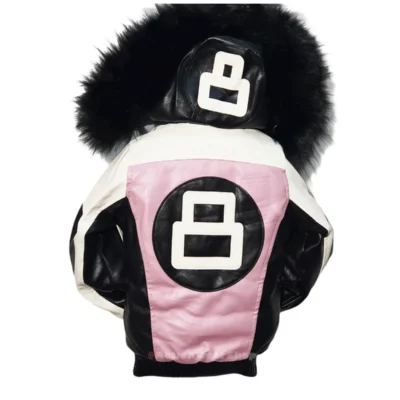 Kids 8 Ball Tri Color Jacket – Blush Pink