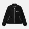 Stussy 8 Ball Suede Bing Jacket Black