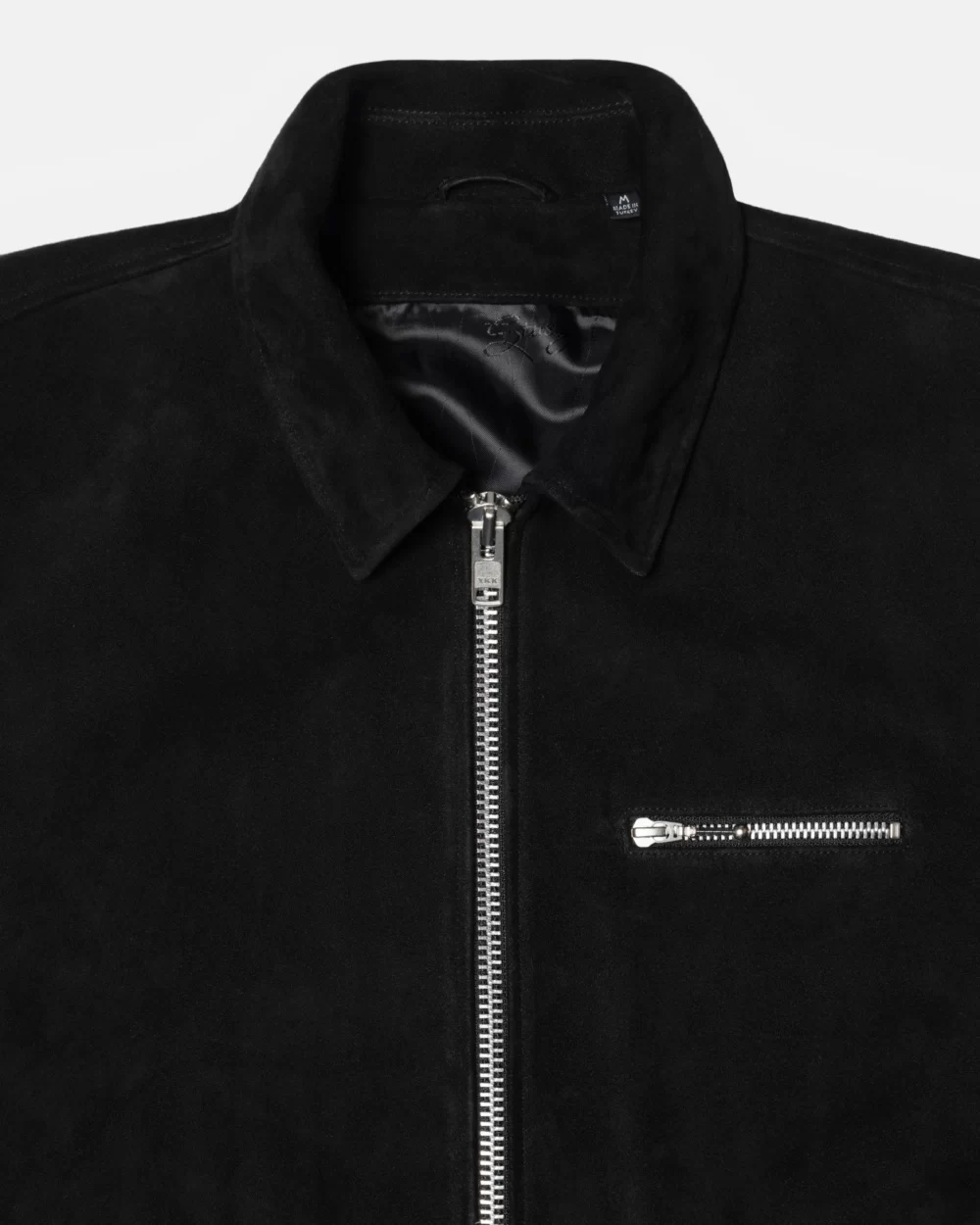 Stussy 8 Ball Suede Bing Jacket Black