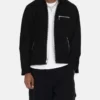 Stussy 8 Ball Suede Bing Jacket Black