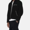 Stussy 8 Ball Suede Bing Jacket Black