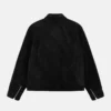 Stussy 8 Ball Suede Bing Jacket Black