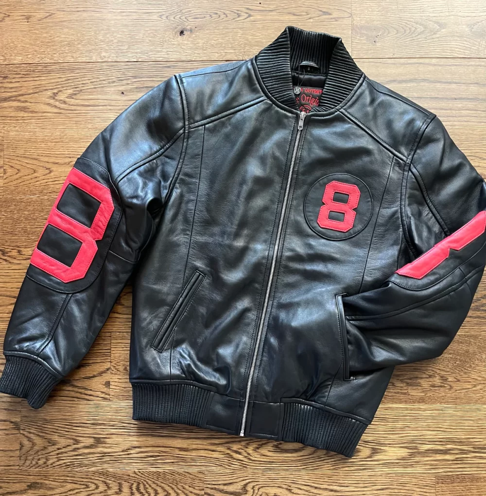 The Original 8 Ball Bomber Jacket Black/Red