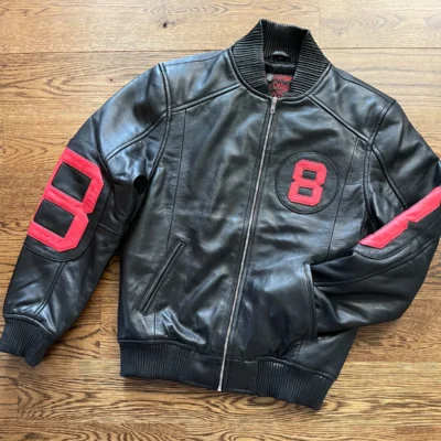 The Original 8 Ball Bomber Jacket Black/Red