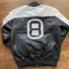 The Original 8 Ball Bomber Jacket Black/White