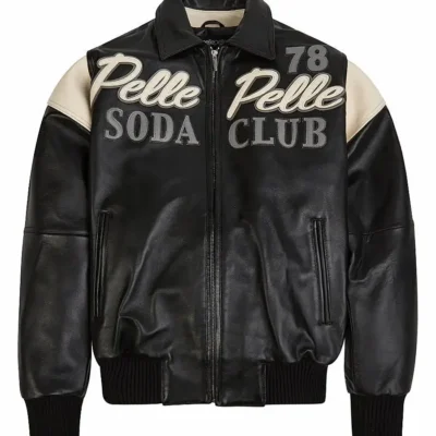 Pelle Pelle 78 Soda Club Black Leather Jacket