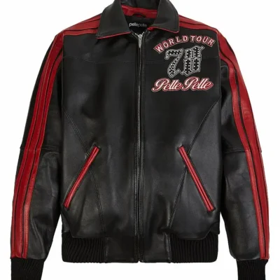 Pelle Pelle 78 World Tour Black Leather Jacket