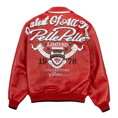 Pelle Pelle Greatest of All Time Jacket Red Leather Jacket