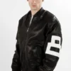 David Puddy Black Seinfeld 8 Ball Jacket