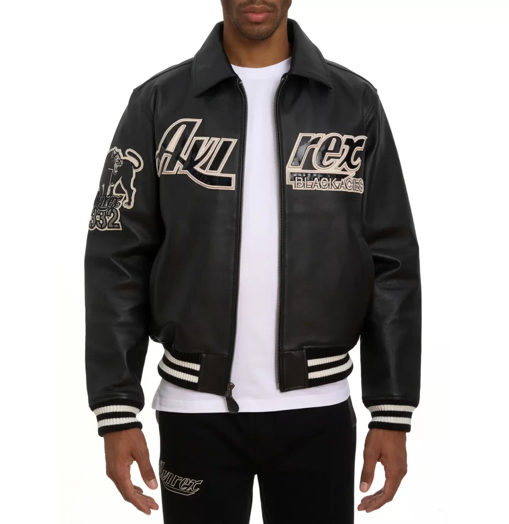 Avirex Black Aces A-2 Jacket