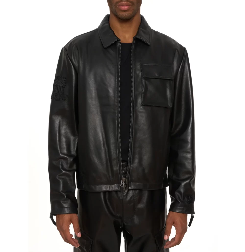 Avirex Leather Aviator Shirt