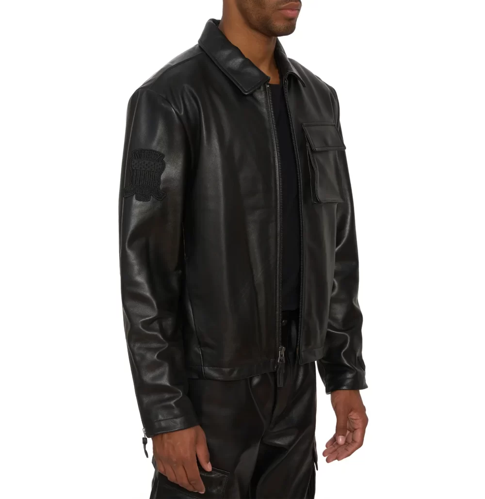 Avirex Leather Aviator Shirt