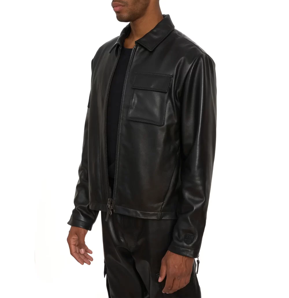 Avirex Leather Aviator Shirt