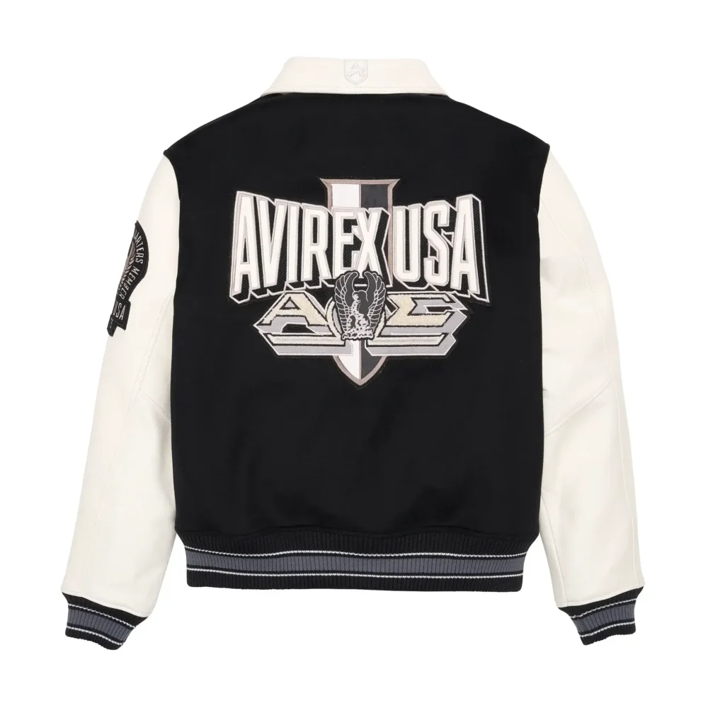 Avirex Omega Wool Leather Jacket