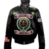 Jeff Hamilton Denver Nuggets Nba Championship Black Leather Jacket