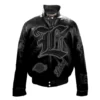 Jeff Hamilton Los Angeles Lakers Full Black Leather Jacket