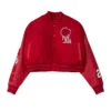 Jordan x Teyana Taylor Women’s Red Varsity Jacket