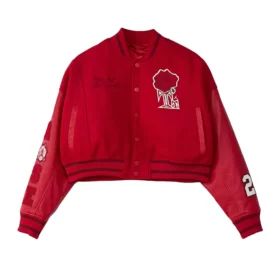 Jordan x Teyana Taylor Women’s Red Varsity Jacket