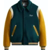 Kith Coaches Green & Yellow Varsity Jacket