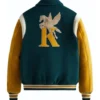 Kith Coaches Green & Yellow Varsity Jacket