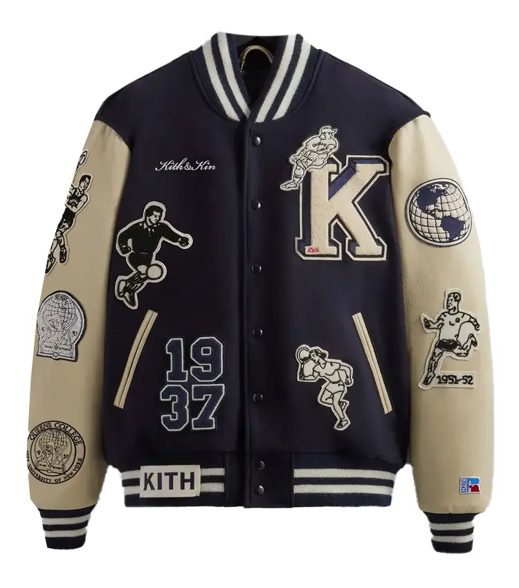 Kith スタジャン Golden Bear Jacket CUNY Mサイズ - スタジャン