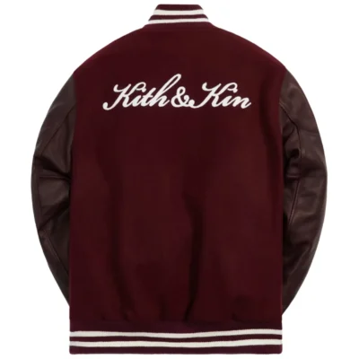 Kith for Golden Bear Maroon Varsity Jacket