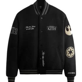 Kith x Star Wars Anniversary Black Varsity Jacket