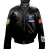 Memphis Grizzlies Jeff Hamilton Black Leather Jacket