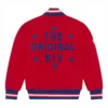 Montreal Canadiens OVO x NHL Red Full-Snap Varsity Jacket