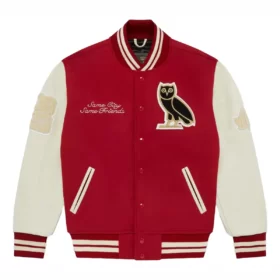 OVO Collegiate Jacket Red/Cream