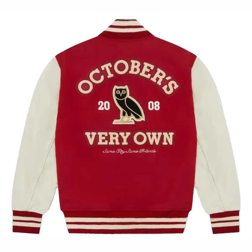 OVO Collegiate Jacket Red/Cream