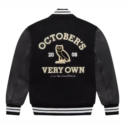 OVO Collegiate Varsity Jacket Black