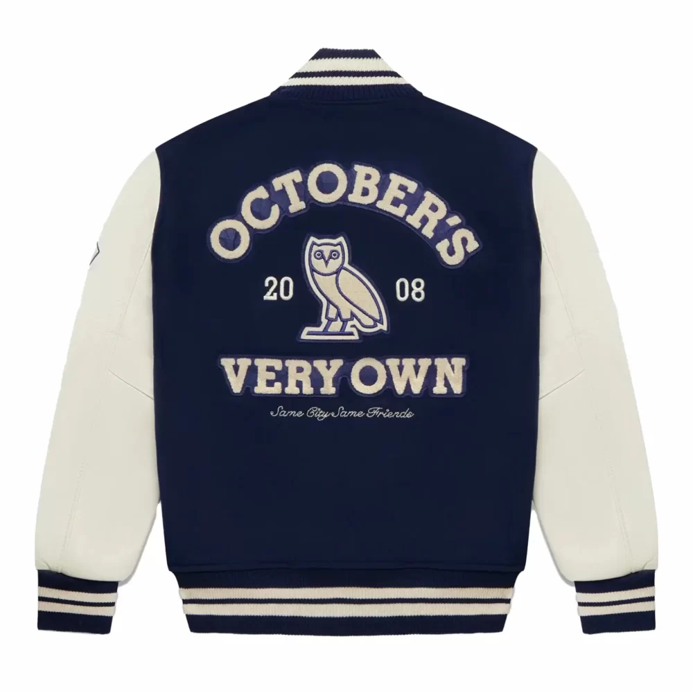 OVO Collegiate Varsity Jacket Navy