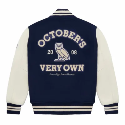 OVO Collegiate Varsity Jacket Navy