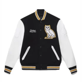 OVO Omega Varsity Jacket Black