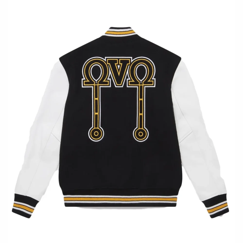 OVO Omega Varsity Jacket Black