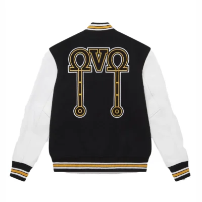 OVO Omega Varsity Jacket Black