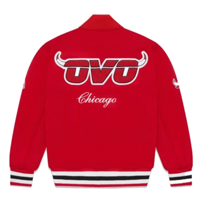 OVO x NBA Bulls Varsity Jacket